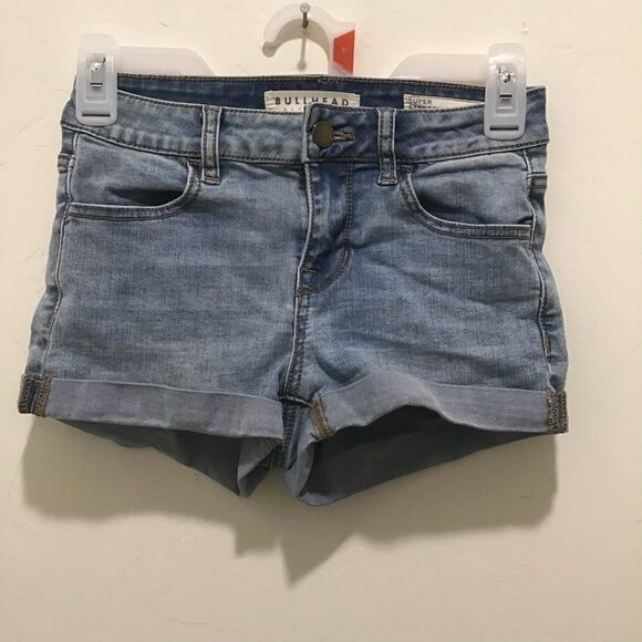 Bullhead super stretch shorty shorts, size 24, EUC - Picture 1 of 5